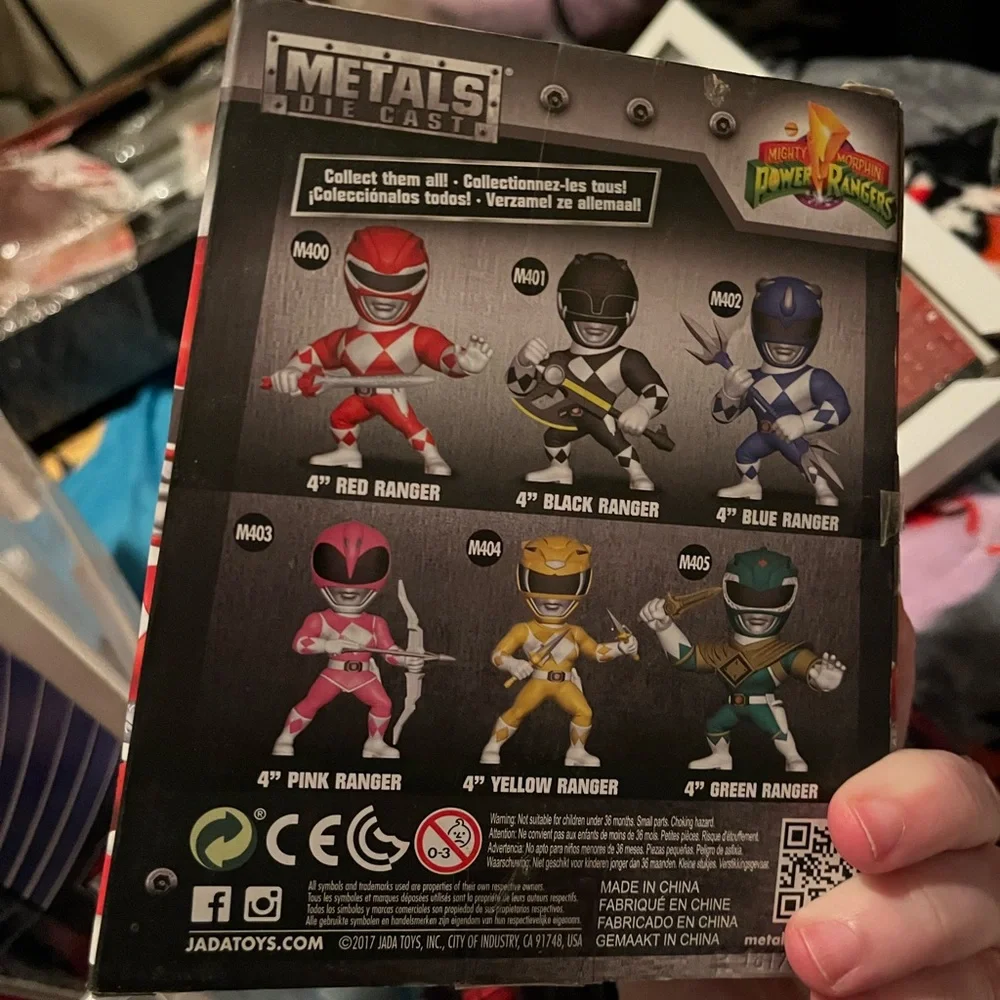 Power Ranger Red Ranger Die-Cast Figure - Picture 2 of 2